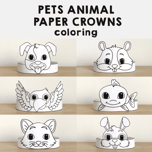 Paper outlet animal hats
